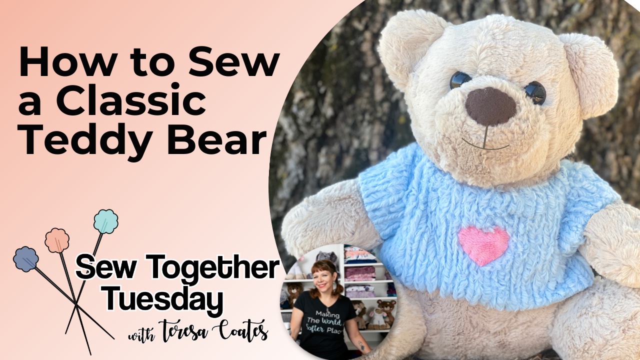 Video How to Make a Teddy Bear Stuffed Animal with Cuddle Minky